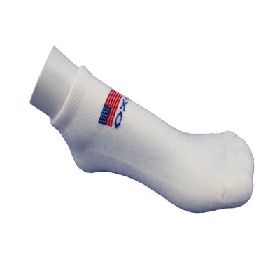 COUVER Mens Adult Running/Athletic Low Cut Socks with USA Flag Pattern, 1 Pair