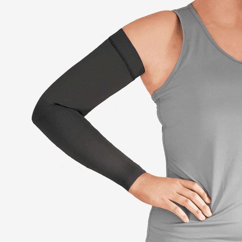 Exo Strong Compression Arm Sleeve L Tall Black 20-30 Silicone