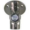 Scandvik Ceramic Angled Washdown Valve - SS Spigot view 2
