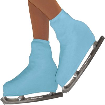 ChloeNoel Figure Skating Boot Cover B01 Light Blue Adult (1-8)