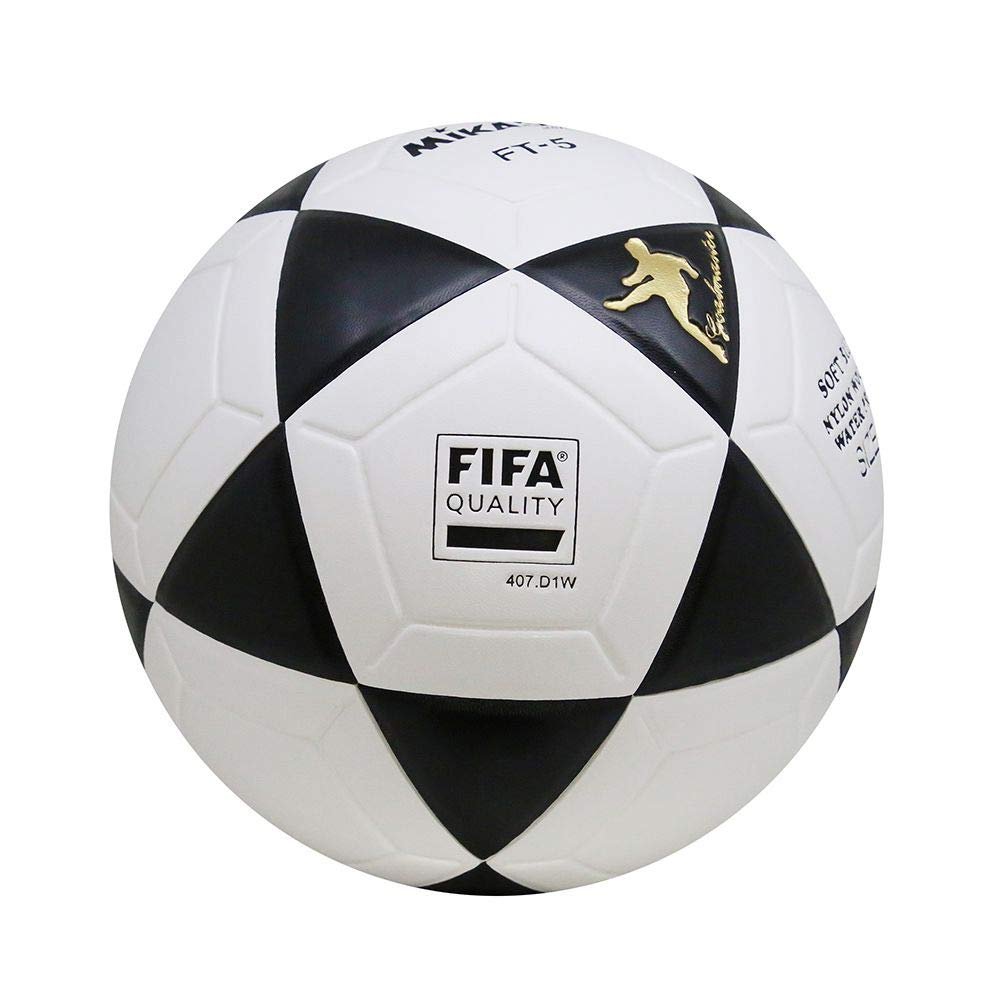 Mikasa Ball Pro 5 Ft-Foot-Volleyball, Black/White, 51301