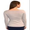 Kosher Casual High Neck Long Sleeve Top for Women Modest Layering Undershirt from XL Black view 3
