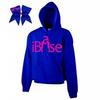 iBase Cheer ComBow- Neon Pink Print (Royal Blue, Adult Small) view 1