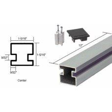 Satin Anodized 12" Center Aluminum Counter Post