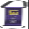 aminco NCAA LSU Tigers Carabiner Lanyard Keyring , Purple , 8" view 1
