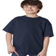 Gildan 2000B Youth 100% Cotton Tee - Navy - S