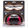 Venture Gear by Pyramex Shooting Glass and Hearing Protection Range Kit, Clear Glass/Pink Earmuffs,VGCOMBO8617 view 1