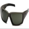 Venture Gear Overwatch Shooting Safety Sunglasses, OD Green, Forest Gray Anti-Fog Lens view 1
