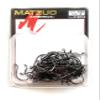 100 Matzuo Black Nickel Beak Octopus Hooks Size 2