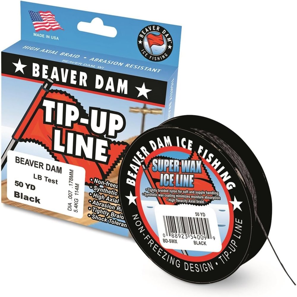 Beaver Dam BD-SWX4050 Tip-Up Line 40Lb Test Tip-Up Line