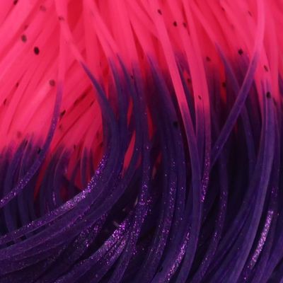 Hareline Fly Tying Crazy Legs, Tipped - Fl Fuchsia/Purple