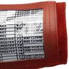 ADAMS USA Football Wristband Playbook Single View, Scarlet view 3