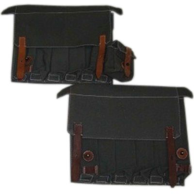 warreplica Fallschirmjger 6-Cell MP-40 Ammo Pouch, Reproduction, Durable Leather, Authentic WWII German Paratrooper Design for MP-40 Magazines.