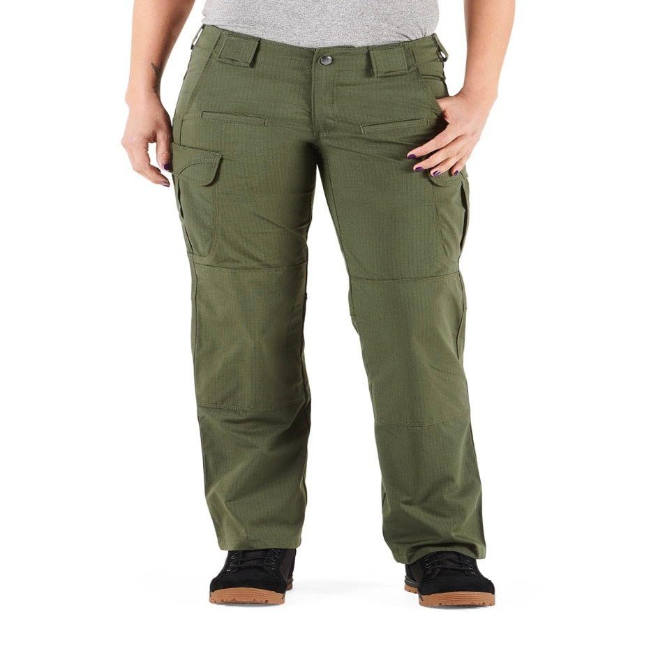 5.11 Tactical Women's Stryke Pants, Regular Fit, Gusseted, 12 Pockets, Style 64386, TDU Green, Women's 14 Regular