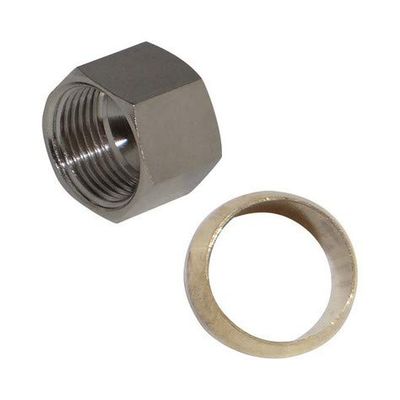 JMF Chrome Nut with Sleeve