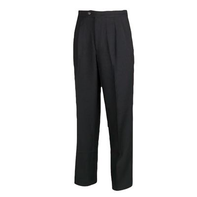 Adams USA Smitty Men's Pleated Referee Pants (Black, 44-Inch)