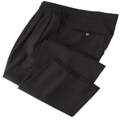 Smitty Women's Comfort Tech Pleated 100-Percent Dacron Polyester Pants, Black, 18-Inch