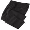 Smitty Women's Comfort Tech Pleated 100-Percent Dacron Polyester Pants, Black, 18-Inch view 1