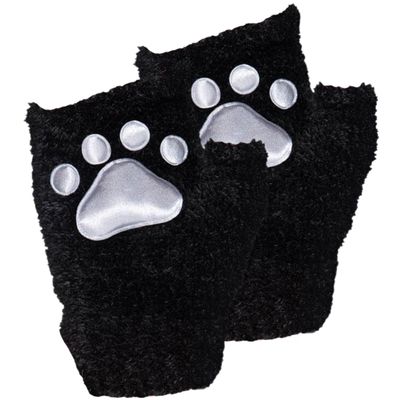 Cat Paw Glovelettes - Standard Size (1 Count) - Perfect for Costumes, Halloween, Parties and Performance Accessories