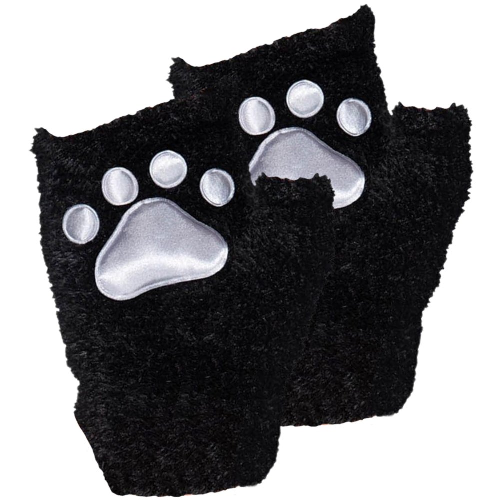 Cat Paw Glovelettes - Standard Size (1 Count) - Perfect for Costumes, Halloween, Parties and Performance Accessories