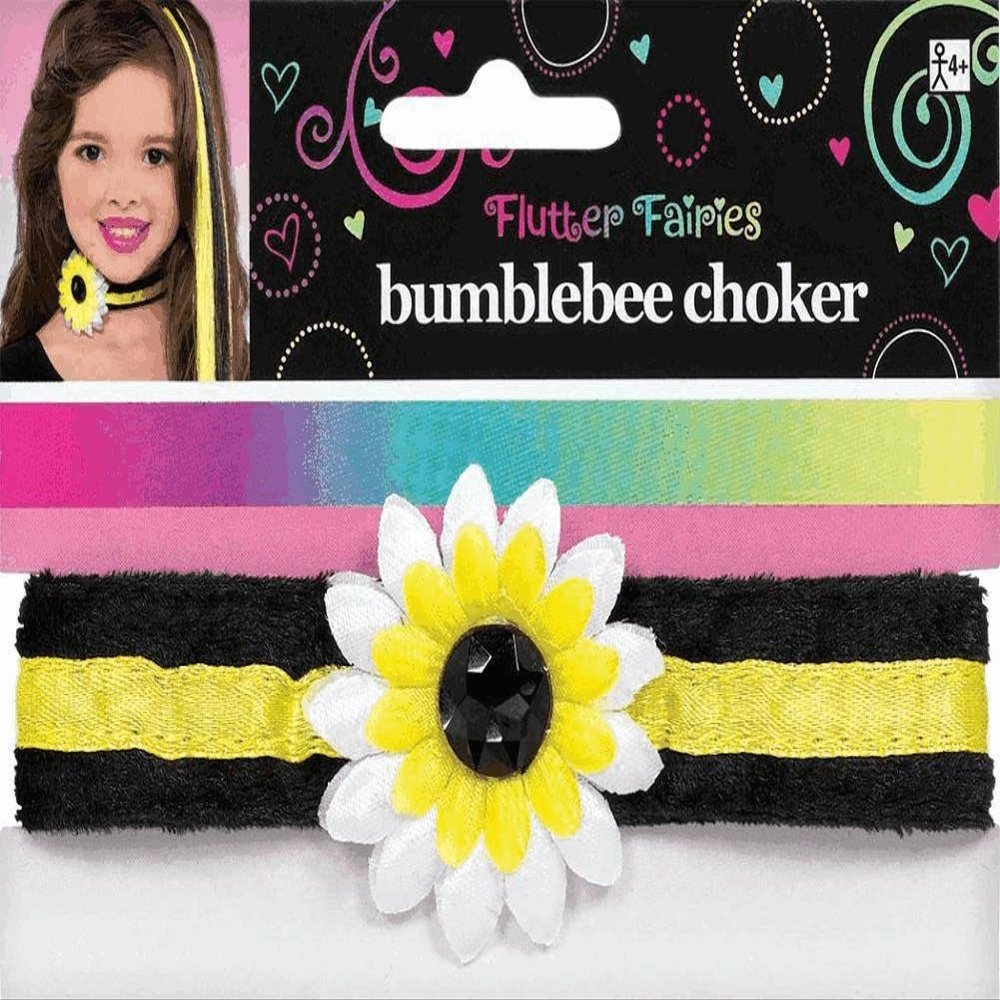 Amscan 842033 Bumblebee Fairy Choker, Children Standard Size, 1 Piece