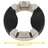 BIKE HAND Diamond-Shaped Slot Spoke Wrench - 4 Sizes in 1 Tool - Adjust 3.2mm/3.3mm/3.5mm/4.0mm Nipples - Lightweight & Portable view 2