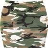 WearAll Womens Print Ladies Stretch Bodycon Elasticated Jersey Short Mini Skirt - Camouflage - 4-6 view 1