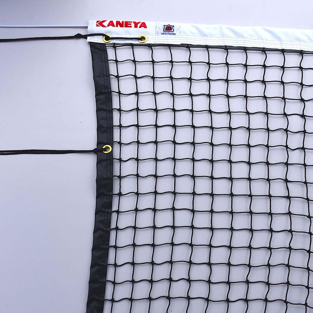 kaneya (kaneya) Tennis Net (All Single Net, circumference Tape/Rope, All-Weather) (Steel) K  1191 Black