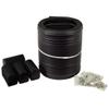 Caliber Bunk Wrap II 2x6 Black on 16' Roll w/4 End Caps (23052-BK) view 1
