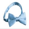 Tuxgear Mens Adjustable Satin Bow Tie, Mens, Light Blue view 1