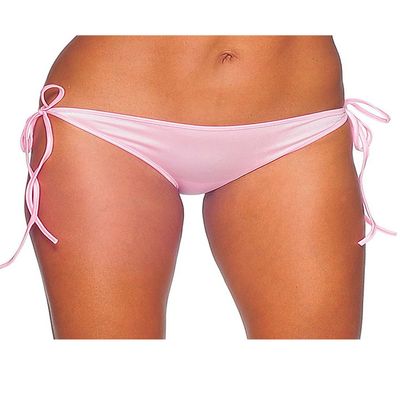 BodyZone Women's Tie Side Scrunch Bottom, Fuchsia, One Size