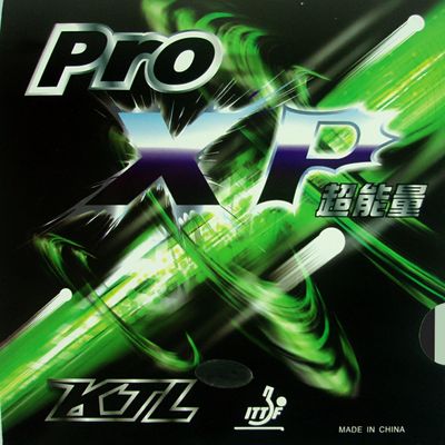 KTL Pro XP (Pro-XP) Pips-In Table Tennis (Ping Pong) Rubber With Sponge (black, 2.2mm)