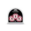 Team Golf NCAA Stanford Cardinal 3 Pack Golf Chip Ball Markers, Poker Chip Size with Pop Out Smaller Double-Sided Enamel Markers view 1