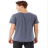 Alternative Men's Distressed Heritage Tee, Dark Blue Pigment, Small view 4
