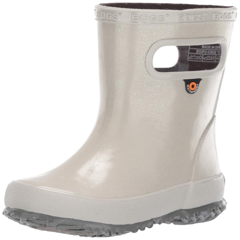 BOGS Girl's Skipper Glitter (Toddler/Little Kid) Silver 4 Toddler M