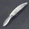 wLure 10 Blank Unpainted Minnow Crankbait Topwater Lipless Jerkbait Fishing Lures (UPM650P10) view 3
