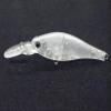 wLure 10 Blank Unpainted Minnow Jerkbait Medium Slow Floating Tight Wobble Fishing Lures with Free Eyes UPM515 view 1