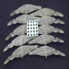 wLure 10 Blank Unpainted Minnow Jerkbait Medium Slow Floating Tight Wobble Fishing Lures with Free Eyes UPM515 view 2