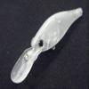 wLure 10 Blank Unpainted Minnow Jerkbait Medium Slow Floating Tight Wobble Fishing Lures with Free Eyes UPM515 view 3