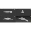 wLure 10 Blank Unpainted Minnow Jerkbait Medium Slow Floating Tight Wobble Fishing Lures with Free Eyes UPM515 view 4