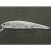 wLure 10 Blank Unpainted Minnow Jerkbait Slow Floating Tight Wobble Fishing Lures with Free Eyes UPM509 view 1