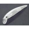 wLure 10 Blank Unpainted Minnow Jerkbait Slow Floating Tight Wobble Fishing Lures with Free Eyes UPM509 view 3