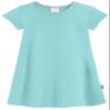 Made in USA Little Girls' Cotton Short Sleeve Cover Up Dress for Sensitive Skin SPD Sensory Friendly, Wave, 3T view 1