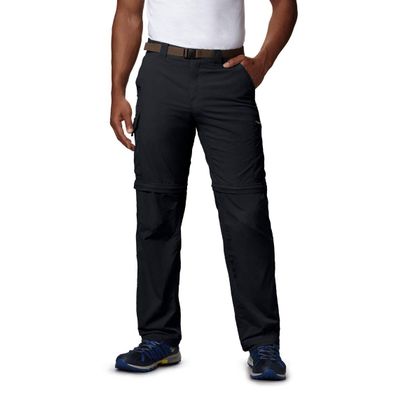 Columbia Men's Silver Ridge Convertible Pant, Breathable, UPF 50 Sun Protection, Black, 32x34