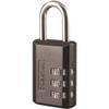 Master Lock 647D 1-1/4" Black Luggage Lock view 1