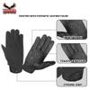 Hugger Women's Motorcycle Police Gloves  Waterproof Neoprene Riding Gloves with Touchscreen Fingers & Adjustable Velcro Strap view 2