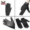 Hugger Women's Motorcycle Police Gloves  Waterproof Neoprene Riding Gloves with Touchscreen Fingers & Adjustable Velcro Strap view 3