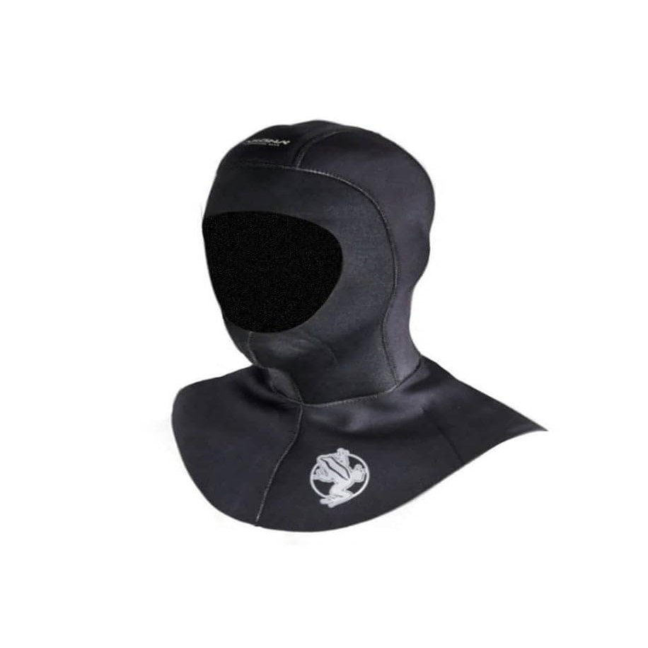 AKONA 5/3mm Quantum Stretch Vented Hood for Freediving, Spearfishing and Scuba Diving Size Large