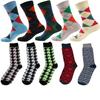 Mens Designer Dress Socks 10 Pair - Argyle and Houndstooth view 1