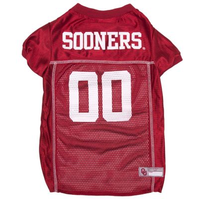 Pets First NCAA College Oklahoma Sooners Mesh Jersey for DOGS & CATS, X-Large. Licensed Dog Jersey with your Favorite Football/Basketball College Team